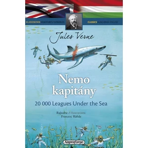 Angol-Magyar oktató könyv Klasszikusok magyarul-angolul: Nemo k... Napraforgó könyvek Nemo kapitány