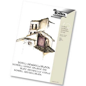 Akvarell papír tömb Folia A4-es, 150g 10iv/tömb