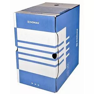 Archiváló doboz A4 Donau kék 200mm karton kék Iratrendezés DONAU 7663401FSC-10