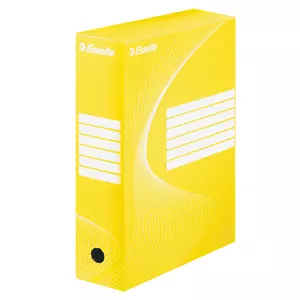 Archiváló doboz Esselte BOXYCOLOR színes 100mm sárga Esselte 25db rendelési egység ár 1db-ra