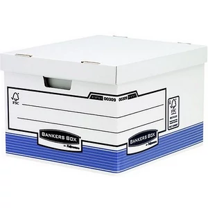 Archiváló konténer Fellowes 380x287x430mm BANKERS BOX® SYSTEM kék Iratrendezés FELLOWES 0030901