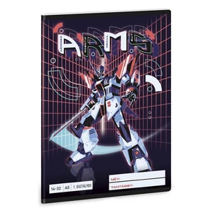 Ars Una Füzet 12-32 Vonalas 26 A/5 A.R.M.S. (robot) 26' 53585363 prémium minőség