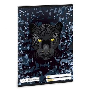 Ars Una Füzet 12-32 Vonalas 26 A/5 Black Panther 26' 53605290 prémium minőség