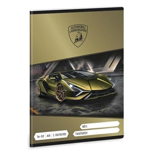 Ars Una Füzet 12-32 Vonalas 26 A/5 Lamborghini 26' 53595232 prémium minőség