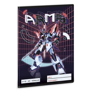 Ars Una Füzet 21-32 Vonalas 26 A/5 A.R.M.S. (robot) 26' 53625366 prémium minőség