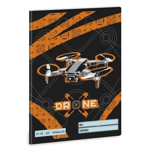 Ars Una Füzet 21-32 Vonalas 26 A/5 Drone X 26' 53625380 prémium minőség