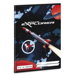 Ars Una Füzet 27-32 Kockás 26 A/5 Space Explorer 26' 53635525 prémium minőség