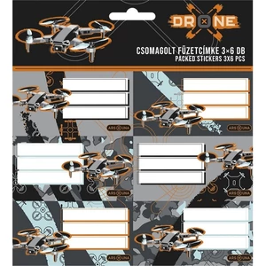 Ars Una Füzetcímke 6x3db Drone X 26'