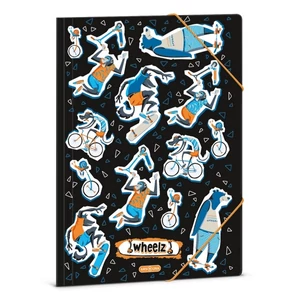 Ars Una Gumis mappa A4 23' Wheelz 50212620 350gr vastag kartonból