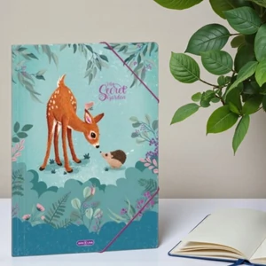 Ars Una Gumis mappa A4 24' My Secret Garden őzike 50213399 350gr vastag kartonból