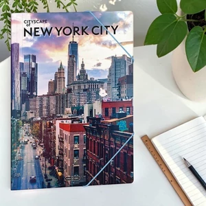 Ars Una Gumis mappa A4 26' Cityscape-New York 50215652 350gr vastag kartonból