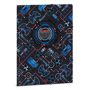 Ars Una Gumis mappa A4 26 Gamers HUD 50215256 350gr vastag kartonból