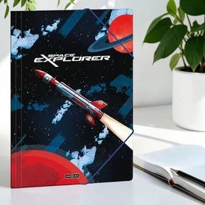 Ars Una Gumis mappa A4 26' Space Explorer 50215522 350gr vastag kartonból