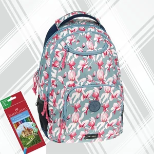 Ars Una hátizsák ergonómikus AU-6 26L Rosy Magnolia 3év garancia 55042529 Praktikus kamaszoknak zsebbel l