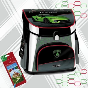 Ars Una Kompakt Iskolatáska 26 Lamborghini 54495227 mágneszár 3év garancia