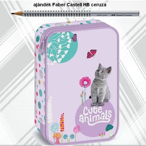 Ars Una tolltartó többszintes Cute Animals Kitten Cica 24 54953871 nagymérfüzetű írószertartókkal