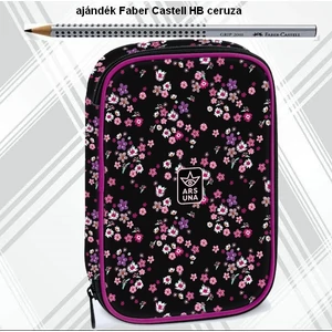 Tolltartó többszintes Ars Una Pearl Blossom black (5377) prémium 54950927 nagyméretű írószertartókkal plu