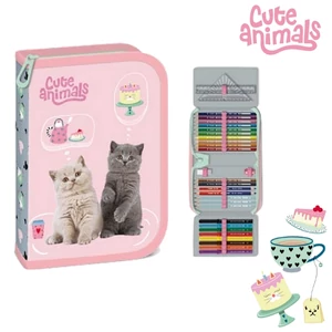 Ars Una Töltött Tolltartó 26' Cute Animals Tea Party  26' 53575326 beérkezés: május vége
