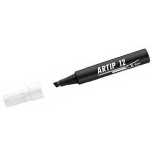 Artip 12 marker fekete 1-4mm vágott hegyű flipchart marker ICO táblamarker
