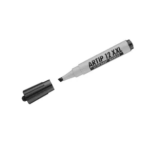 Artip 12 XXL marker fekete 1-4mm vágott hegyű flipchart marker ICO táblamarker