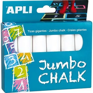 Aszfaltkréta fehér Apli Jumbo 6db-os Írószerek Apli 14370