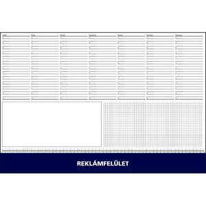 Asztali könyöklő 2025 7141-04 kék Realsystem 2025 kollekció!