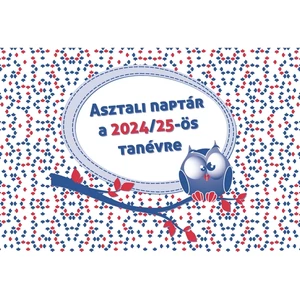 Asztali naptár 2025/26 tanévre  Realsystem   kollekció 7836-00