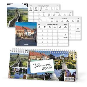 Asztali naptár pd 2024 Városok P4111-0069