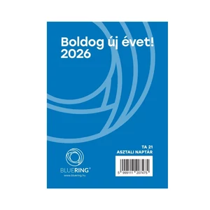 Asztali naptár TA/21 2026 asztalinaptár TA21 Mdl naptárhát nélküli