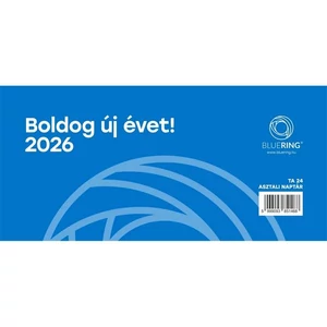 Asztali naptár TA/24 2026 asztalinaptár TA24 naptárhát nélküli