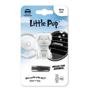 Autóillatosító szellőzőrácsra LITTLE JOE "PUP New Car" fehér
