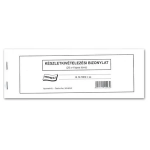 B 12-136/V készletkivét. Készletkivét. biz. 25lapos