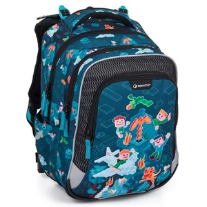 Bagmaster iskolatáska 26 Lumi 24 E lego - kék 40x31x20cm