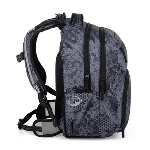 Bagmaster iskolatáska 26 Zipster 25 B fekete-szürke 34x44x21cm