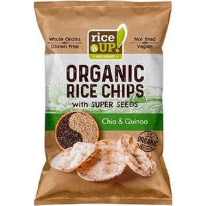 Barnarizs chips 25g RICE UP Bio chia maggal és quinoával KHK608