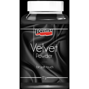 Bársonypor Pentart 17g fekete