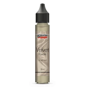 Bársonypor Pentart 30ml bézs
