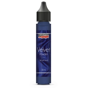 Bársonypor Pentart 30ml királykék