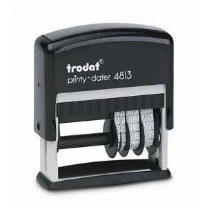 Bélyegző Trodat 4813 +6/4813 párna dátumbélyegző 26 x 9 mm, dát.: 3,8 mm