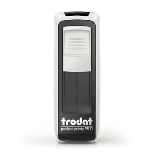 Bélyegző Trodat 9511 Pocket Printy fehér 38x14mm