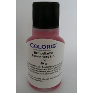Bélyegzőfesték STK Coloris 1940 50ml piros bélyegző festék 04300205