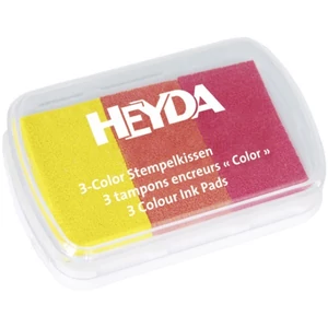 Bélyegzőpárna HEYDA 3 szín piros/narancs/sárga  204888462 