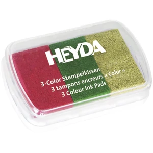 Bélyegzőpárna HEYDA 3 szín piros/zöld/arany  204888467 