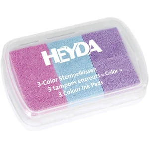 Bélyegzőpárna HEYDA 3 szín rózsaszín/kék/lila  204888468 