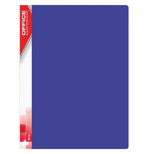 Bemutató mappa A4 PP 20 zseb kék Office Products
