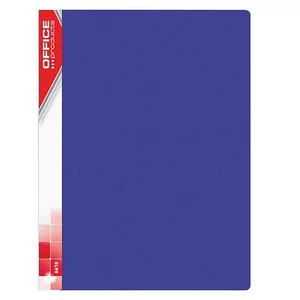Bemutató mappa A4 PP 40 zseb kék Office Products