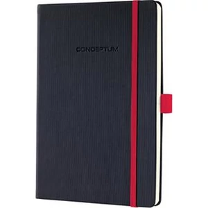 Beíró exkluzív A5 kockás SIGEL Conceptum Red Edition 97lap fekete/piros Irodai papíráru SIGEL CO662