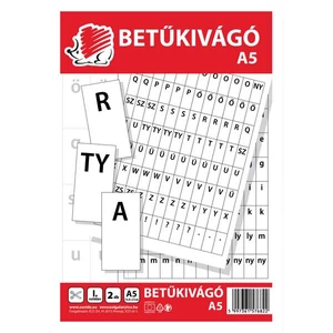 Betűkivágó Süni betűkártya iskolaszezonos termék