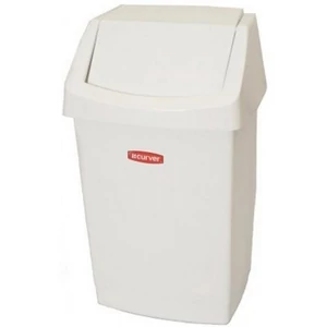 Billenős szemetes Curver 25L Click-It, fehér színű UCC25F