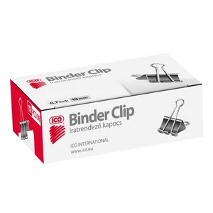 Bindercsipesz 19mm ICO 12db-os